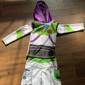 Disney size 4t swim shorts and shirt